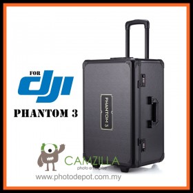 ALUMINUM TROLLEY CASE FOR DJI PHANTOM 3 STANDARD PROFESSIONAL AND ADVANCED